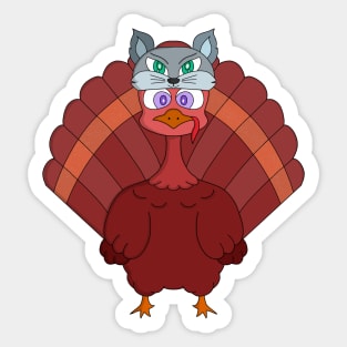 I Am Not A Turkey Sticker